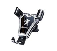 ZUOBYMBC Support Telephone Voiture pour Peugeot 1007 104 106 107 108,360° Rotation Porte Téléphone à Grille d'Aération,Porte Smartphone Voiture,Accessoire Voiture,Black