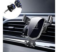 ZUOBYMBC Support Telephone Voiture pour Peugeot 3008 II (Phase I, 2016),360° Rotation Porte Téléphone à Grille d'Aération,Porte Smartphone Voiture,Accessoire Voiture