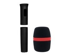 Zuoeay 1 lot de protections de poignée de microphone avec éponge coupe-vent en mousse pour un son amélioré et une utilisation longue durée