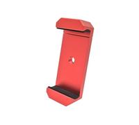 Zuoeay 2. Pince de téléphone légère en alliage d'aluminium avec vis de 6,35 mm pour trépieds, accessoires de diffusion en direct, adaptateur de trépied pour tablette