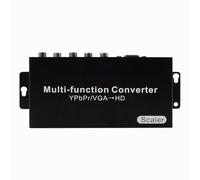Zuoeay Adaptateur convertisseur 1080p YpbPr/VGA vers HDTV 1080p pour une connexion transparente entre les anciens appareils et les nouveaux écrans Adaptateur haute résolution