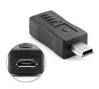 Zuoeay Adaptateur de chargeur multifonction USB femelle vers mâle - Noir - Câble d'alimentation de données - Cordon d'extension de téléphone - Câble de synchronisation de données haute vitesse - En