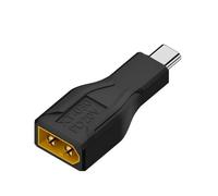 Zuoeay Adaptateur XT60 vers connecteur d'alimentation de type C adapté pour une charge rapide dans les compétitions sur le terrain, les compétitions et les scénarios de voyage, prises de conversion