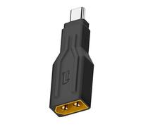 Zuoeay Adaptateur XT60 vers connecteur d'alimentation de type C adapté pour une charge rapide dans les compétitions sur le terrain, les compétitions et les scénarios de voyage, prises de conversion