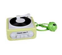 Zuoeay Boîte à musique phonographe enregistrable avec 3 chansons et voix, idéal pour accessoires de voiture, porte-clés vocaux