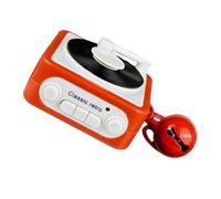 Zuoeay Boîte à musique phonographe enregistrable avec 3 chansons et voix, idéal pour accessoires de voiture, porte-clés vocaux