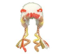 Zuoeay Chapeau à motif de monstres pour enfants en peluche pour protéger les oreilles en plein air pour les événements en plein air, les fêtes, couvre-chefs d'hiver doux en peluche