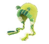 Zuoeay Chapeau à motif de monstres pour enfants en peluche pour protéger les oreilles en plein air pour les événements en plein air, les fêtes, couvre-chefs d'hiver doux en peluche