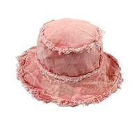Zuoeay Chapeau bob vieilli multi-couleurs pour la pêche avec bordure effilochée pour adulte, vacances, printemps, pêcheur pour femme, résistant au soleil, unisexe, respirant pour adolescents, a