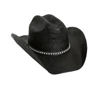 Zuoeay Chapeau Panama blanc élégant pour hommes et femmes, vêtements d'extérieur décontractés, accessoire tendance pour la plage et les fêtes, chapeau polyvalent, Noir , Taille unique