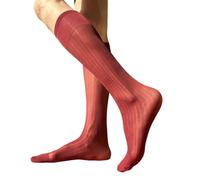 Zuoeay Chaussettes transparentes en nylon pour homme - Chaussettes habillées - Élastique - Large bande transparente - Pour robe formelle - Bas de bureau, a, Taille unique