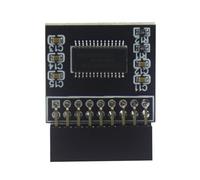 Zuoeay Connecteurs PCB 18 broches TPM2.0 Module de sécurité de cryptage pour ordinateur de bureau et ordinateur portable Durabilité Genre neutre Connecteurs