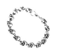 Zuoeay Crâne à la mode avec un savoir-faire raffiné - Accessoire de bijoux pour festivals de musique et promenades de motards - Tenue décontractée