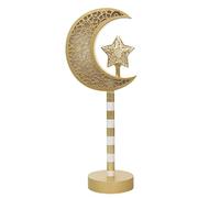 Zuoeay Décoration traditionnelle en bois avec lumières du Moyen-Orient pour événements communautaires religieux - Convient pour la maison et les événements, les restaurants de l'Aïd