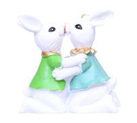 Zuoeay Élégante figurine d'animal en résine parfaite pour exprimer l'amour dans n'importe quel décor d'intérieur et cadeau de couple de mariage surprise de Saint-Valentin