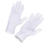 Zuoeay Gants blancs de taille adulte pour spectacle d'art, uniforme, fête, scène, uniforme formel, accessoires de port unisexes, multicolore, S