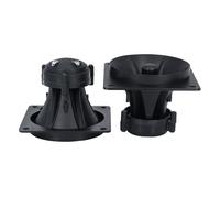 Zuoeay Haut-parleurs Tweeter à klaxon compact de 7,6 cm 4-8 Ohm 75-150 W Piézoélectrique 100 dB Sensibilité Robustes Construire Piézoélectrique Céramique