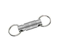 Zuoeay Mousqueton rotatif multifonction pour porte-clés - Texture métallique - Pour organiseurs d'outils et d'équipements de plein air