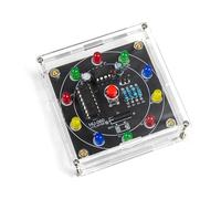 Zuoeay Roue de loterie à LED créative pour construire votre propre projet de bricolage amusant et engageant pour usage domestique, étudiants, adolescents, divertissement à domicile