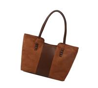 Zuoeay Sac à main spacieux pour femme, sac à main décontracté, sac à main sous les bras, sac à main pour le travail, l'école et les voyages, marron clair, One Size