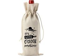 Zuoeay Sac à vin réutilisable en lin pour fête de Noël, cadeau d'adieu et accessoires de départ à la retraite, N, Beauté de masse