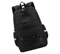 Zuoeay Sac d'école pour filles avec imprimé lapins adorables - Grande capacité - Style coréen - Style coréen - Sac pour filles - Grande capacité, Noir