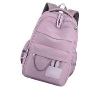 Zuoeay Sac d'école pour filles avec imprimé lapins adorables - Grande capacité - Style coréen - Style coréen - Sac pour filles - Grande capacité, violet