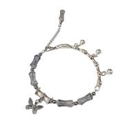 Zuoeay Segment de bambou artisanal inspirant la mise en valeur de l'esthétique chinoise pour les femmes qui aiment la tradition, perles faites à la main, taille unique, Comme décrit