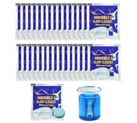 Zuofan Lave Glace, 30pcs Concentré Pastille Lave Glace, Nettoyant Pare-Brise, Effervescent de Voiture, Super Décontamination Nettoyant Pare-Brise Voiture Auto Comprimé Effervescent