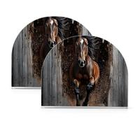Zuofei0033_3D_Wooden_Wall_with_Animal_Horse_Running_Out_in_a_ph_a368492f-c072-4725-9ea1-0c9b949a1032 Porte-serviettes de table en acrylique pour table, cuisine autonome