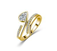 ZUOHUI Bague torsadée Moissanite en Forme de Poire for Femmes, Bande empilable en Argent Sterling S925, Bague de promesse de fiançailles de Mariage géométrique