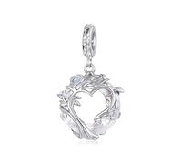 ZUOHUI Breloque Arbre de Vie en argent sterling S925 - Perle à monter soi-même for bracelets et colliers, cadeau for femme, épouse ou maman, for Noël, un anniversaire ou la Saint-Valentin.