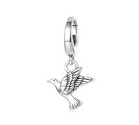 ZUOHUI Breloque colombe en argent sterling S925 for la création de bijoux DIY, pendentif for bracelet et collier à thème animalier, cadeau for femme, sœur, maman, for un anniversaire ou Noël