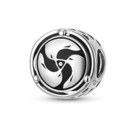 ZUOHUI Breloque en argent sterling 925 avec symbole des trois poissons - Création de bijoux à faire soi-même, cadeau idéal for les anniversaires et la fête des Mères, compatible avec les bracelets Pan