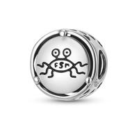 ZUOHUI Breloque Monstre Spaghetti Volant FSM - Argent sterling 925, création de bijoux DIY, compatible avec les bracelets Pandora, cadeaux for femmes, sœurs et mères (11,4 mm)