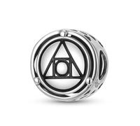 ZUOHUI Breloque symbole de la pierre philosophale - Perle en argent sterling 925 for bracelets, colliers et porte-clés, cadeau for femmes (mères, sœurs, filles)