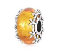 ZUOHUI Breloque tête de mort de guitariste en argent sterling 925 for bracelet Pandora, cadeau for femme, épouse ou fille(SCC3252)