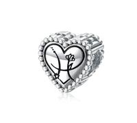 ZUOHUI Breloques cœur zodiaque en argent sterling 925 for femme - 12 perles constellations for bracelets et colliers | Cadeau idéal for un anniversaire, la fête des Mères ou un anniversaire de mariage