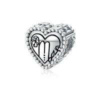 ZUOHUI Breloques cœur zodiaque en argent sterling 925 for femme - 12 perles constellations for bracelets et colliers | Cadeau idéal for un anniversaire, la fête des Mères ou un anniversaire de mariage