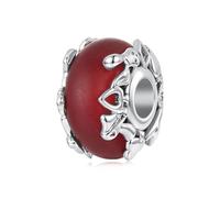 ZUOHUI Breloques de conte de fées en cuivre plaqué platine for femmes, fabrication de bijoux à faire soi-même, perles de tasse à thé licorne château for Bracelets Pandora(YIC192)