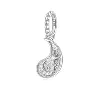 ZUOHUI Breloques en argent sterling 925 - Pendentif Yin Yang Soleil et Lune avec zircone 3A et opale synthétique, breloques Taiji mystiques DIY compatibles avec Pandora/Biagi/Troll/Chamilia (coffret c