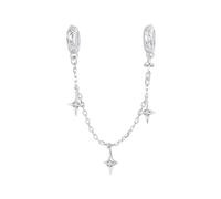 ZUOHUI Breloques en argent sterling 925 pour femme, collection « Fée des étoiles violettes », compatibles avec les bracelets Pandora, motif lune et papillon, pour la création de bijoux DIY.(SCC2789)