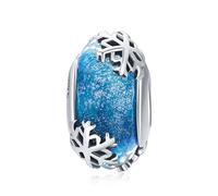 ZUOHUI Breloques en argent sterling 925 pour femmes, collection Fées des glaces et des neiges, compatibles avec les bracelets Pandora. Idéales pour la création de bijoux d'hiver.(SCC862)