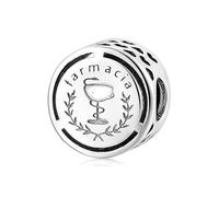 ZUOHUI Breloques en argent sterling 925, série portugaise professionnelle, squelettées, compatibles avec les bracelets Pandora, Biagi, Troll et Chamilia. Cadeau idéal for porte-clés, colliers et brace