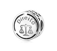ZUOHUI Breloques en argent sterling 925, série portugaise professionnelle, squelettées, compatibles avec les bracelets Pandora, Biagi, Troll et Chamilia. Cadeau idéal for porte-clés, colliers et brace