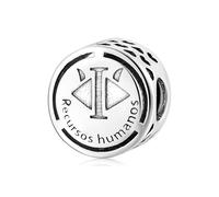 ZUOHUI Breloques en argent sterling 925, série portugaise professionnelle, squelettées, compatibles avec les bracelets Pandora, Biagi, Troll et Chamilia. Cadeau idéal for porte-clés, colliers et brace