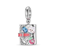 ZUOHUI Breloques en argent sterling S925 en forme de lapin for bracelets et colliers Pandora, Biagi ou Chamilia