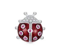 ZUOHUI Breloques en Perles coccinelles Lumineuses for Bracelets Pandora.