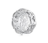 ZUOHUI Breloques Étoile de mer, Coquillage et Planche de surf en argent sterling S925 - Perles pour la création de bijoux DIY, compatibles avec les bracelets Pandora(Ocean Jellyfish+Shell)