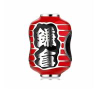 ZUOHUI Breloques lanternes rouges en argent sterling 925 for bracelet Pandora, idéales for la création de bijoux DIY. Cadeau parfait for Noël, la Saint-Valentin ou un anniversaire.